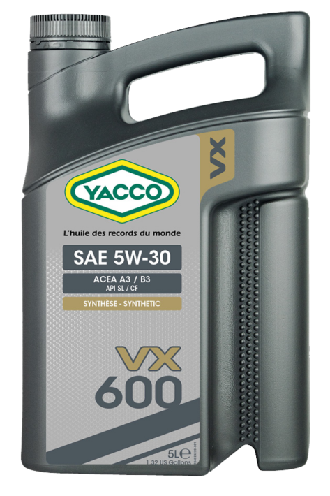 YACCO VX 600 5W-30 ACEA A3/B3 API SL/CF