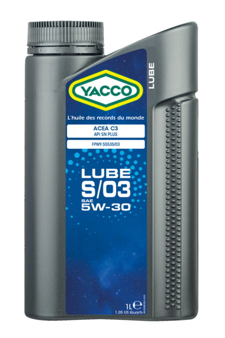 3085 Mootoriõli YACCO LUBE S/03 5W30
